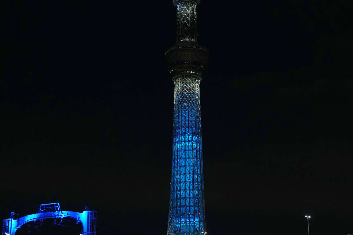 JAPAN-TOKYO-WORLD REFUGEE DAY-ILLUMINATION