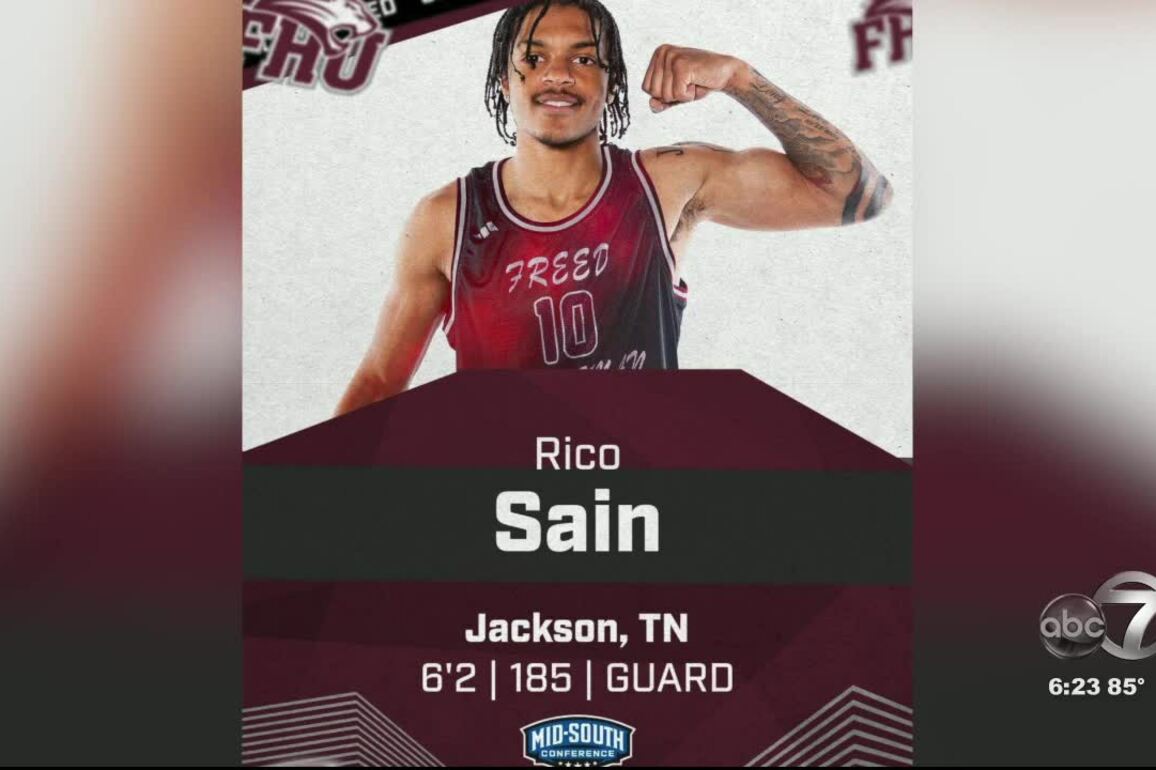 Rico Sain signs with Freed Hardeman mens basketball