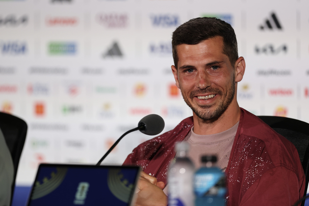 (SP)U.S.-LOS ANGELES-FOOTBALL-FIFA WORLD CUP-PRESS CONFERENCE-SWITZERLAND