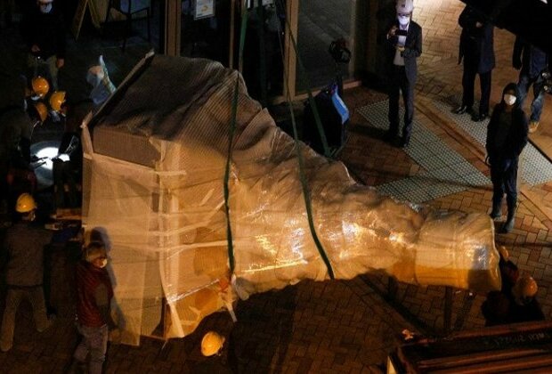 Hong Kong University removes 'Pillar of Shame' dedicated to victims of Tiananmen massacre