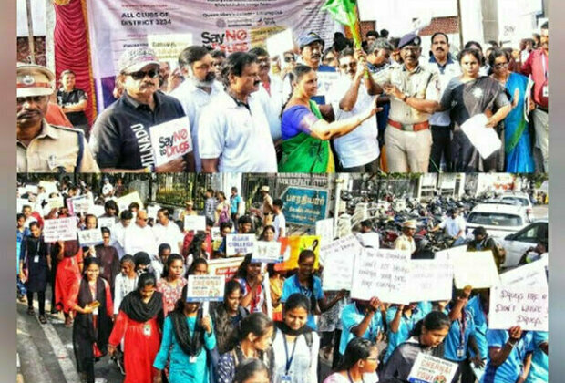 Sanghamitra 'Peace Walk' - Rotary International District 3234's United Efforts with Queen Mary's College to Combat Drug Addiction