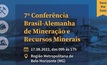 Sétima Conferência Brasil-Alemanha de Mineração/Divulgação