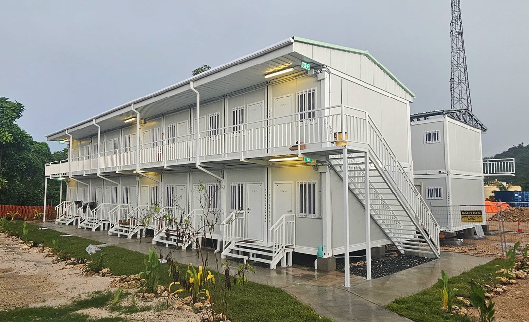 New buildings at the Simberi camp
