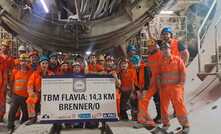 TBM “Flavia” has completed its drive beneath the Alps for the Mules 2–3 lot of the Benner Base Tunnel project, reaching the border with Austria
