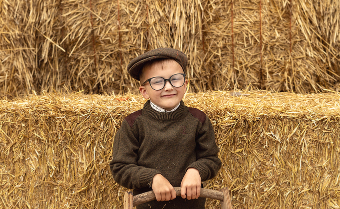 Young farmer Archie Morris