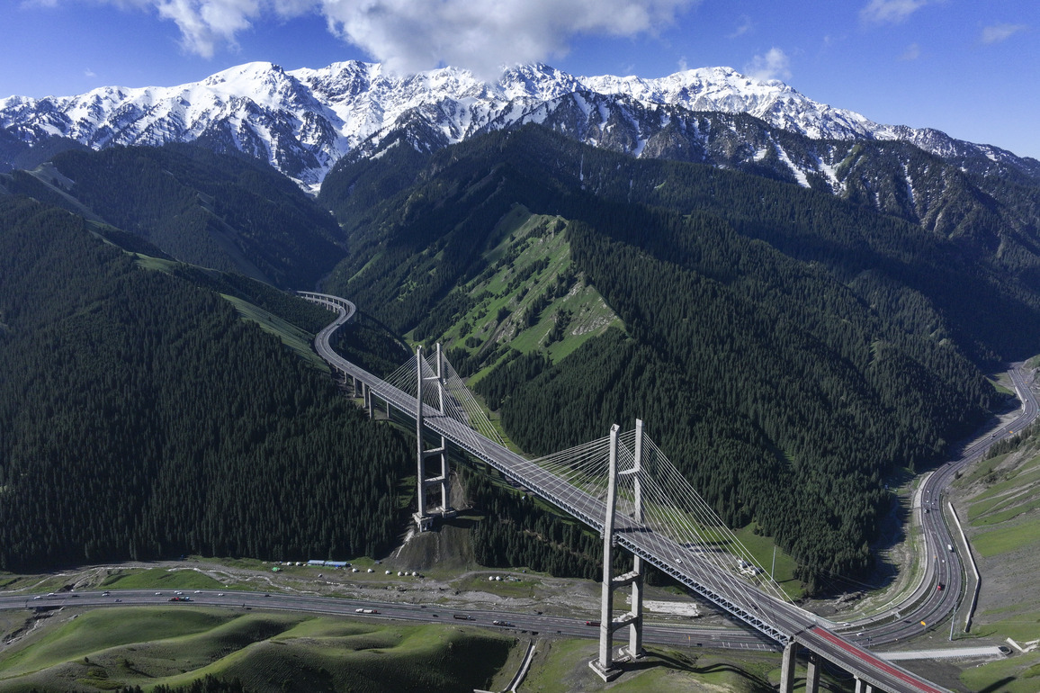 CHINA-XINJIANG-HUOCHENG-GUOZIGOU-VIEWS (CN)