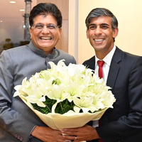 Union Minister Piyush Goyal, former UK PM Sunak discuss strengthening bilateral economic partnership