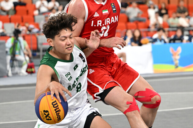 (SP)CHINA-HAINAN-SANYA-ASIAN BEACH GAMES-3X3 BASKETBALL-MEN'S GROUP A-IRI VS MAC (CN)
