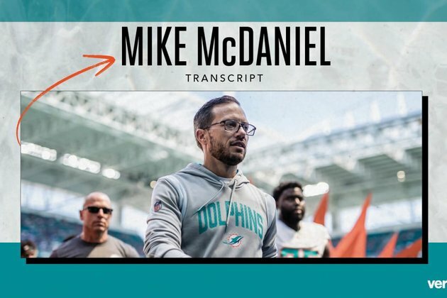 Transcript | Mike McDaniel&#039;s Media Availability - September 25