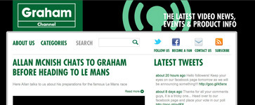 Channel Graham goes live