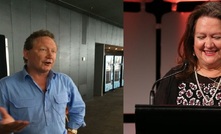 Andrew Forrest, da FMG, e Gina Rinehart, da Hancock/Divulgação