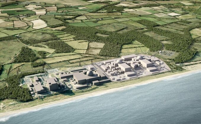 An artist's render of Sizewell C nuclear power station | Credit: EDF