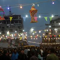 Mideast in Pictures: Iftar in war-torn Gaza