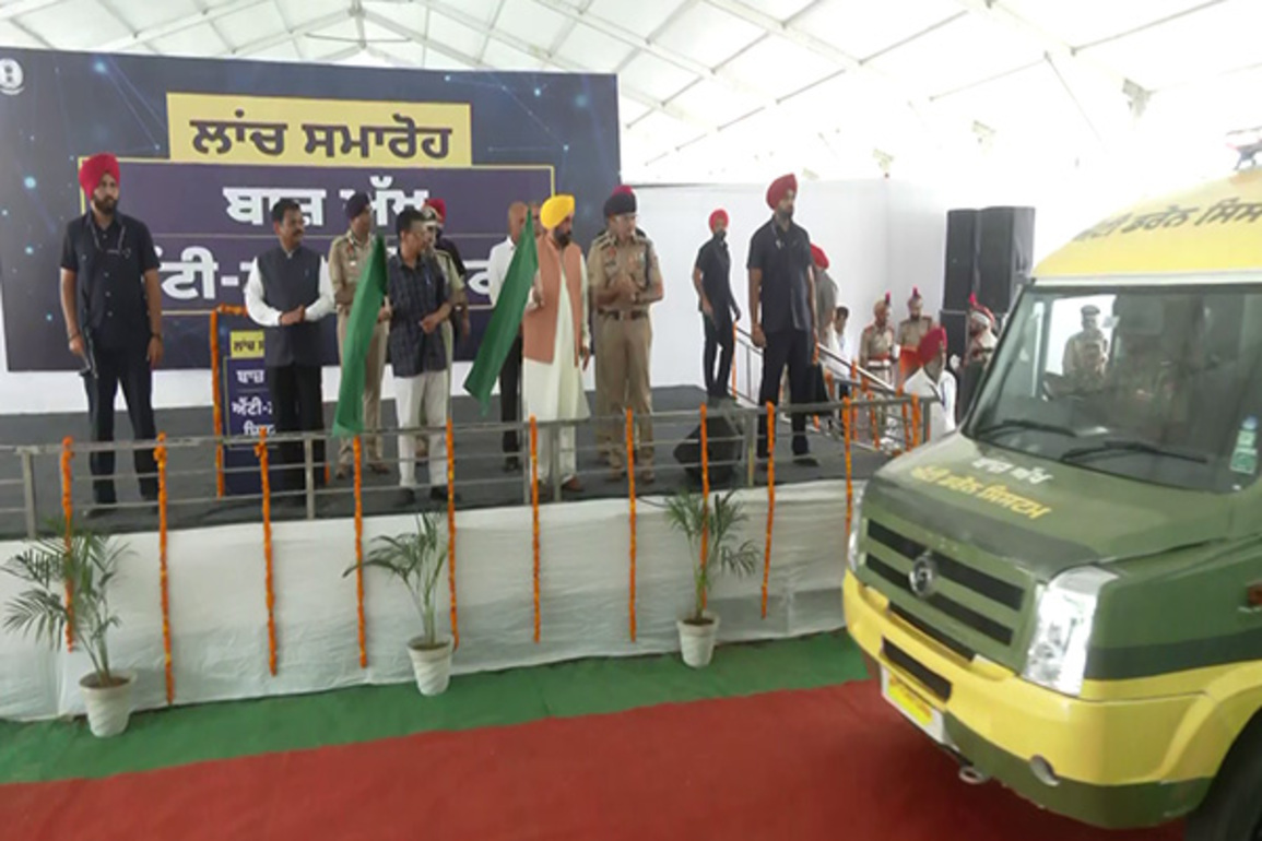 Punjab: Arvind Kejriwal, CM Mann flag off 'Baaj Akh'- Anti Drone System to curb cross-border drug smuggling
