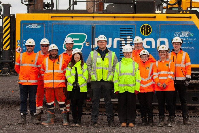 Roger Bullivant Limited (RBL) has trialled the first-ever fully battery-powered pile driving rig in the UK