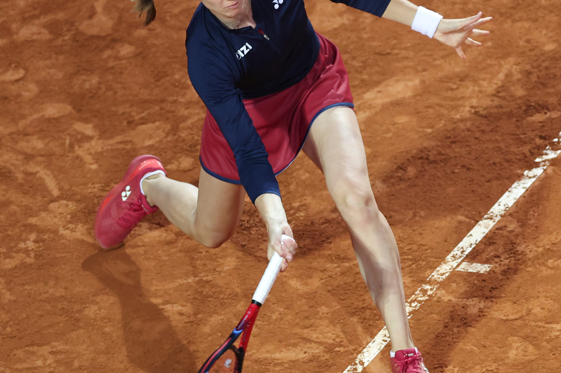 (SP)ITALY-ROME-TENNIS-WTA-ITALIAN OPEN-WOMEN'S SINGLES-ELINA SVITOLINA VS ELENA RYBAKINA