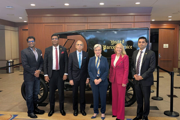 Ambassador Vinay Mohan Kwatra meets UPS CEO Carol Tome, says "Indian economy offers exciting opportunities for global business partnerships"