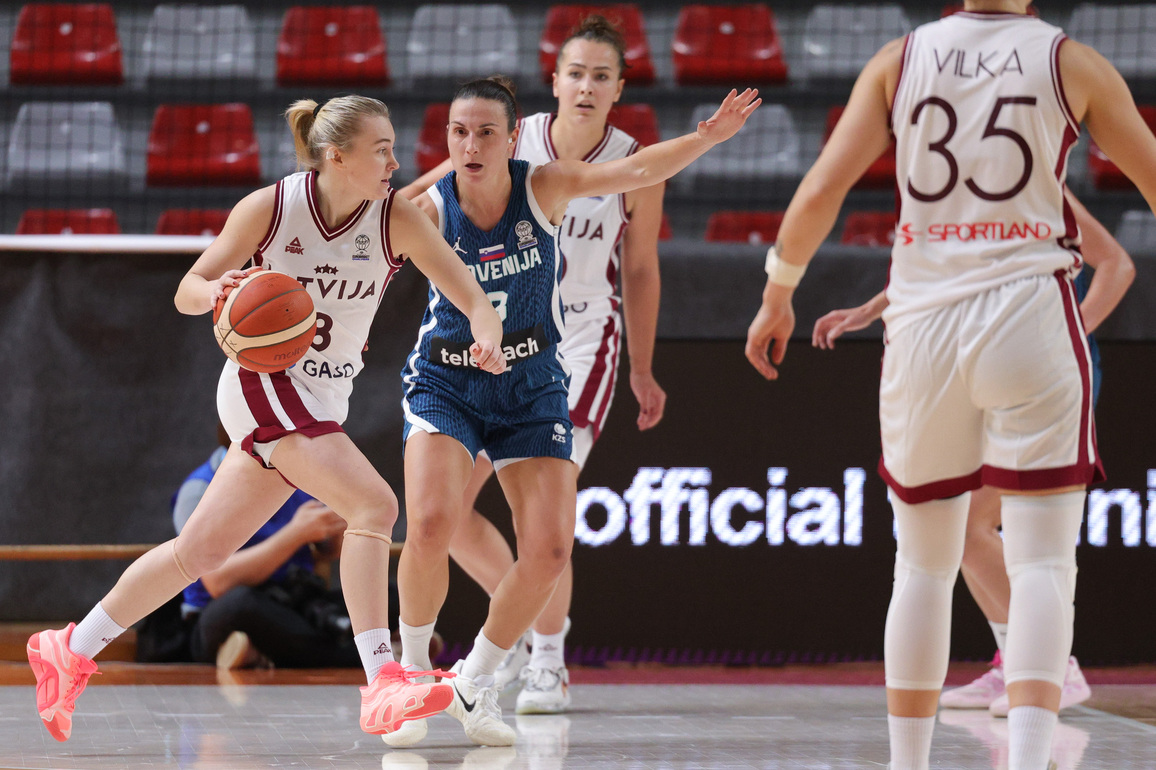 (SP)SLOVENIA-LJUBLJANA-BASKETBALL-FIBA WOMEN'S EUROBASKET 2027 QUALIFIERS-SLOVENIA VS LATVIA