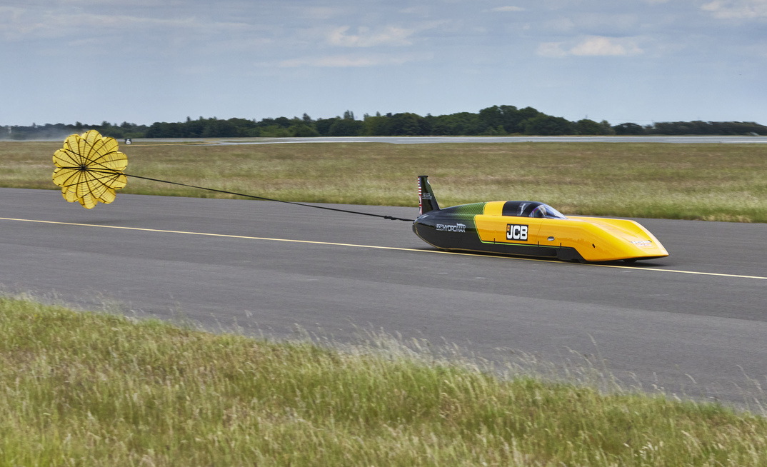 JCB Hydromax test run