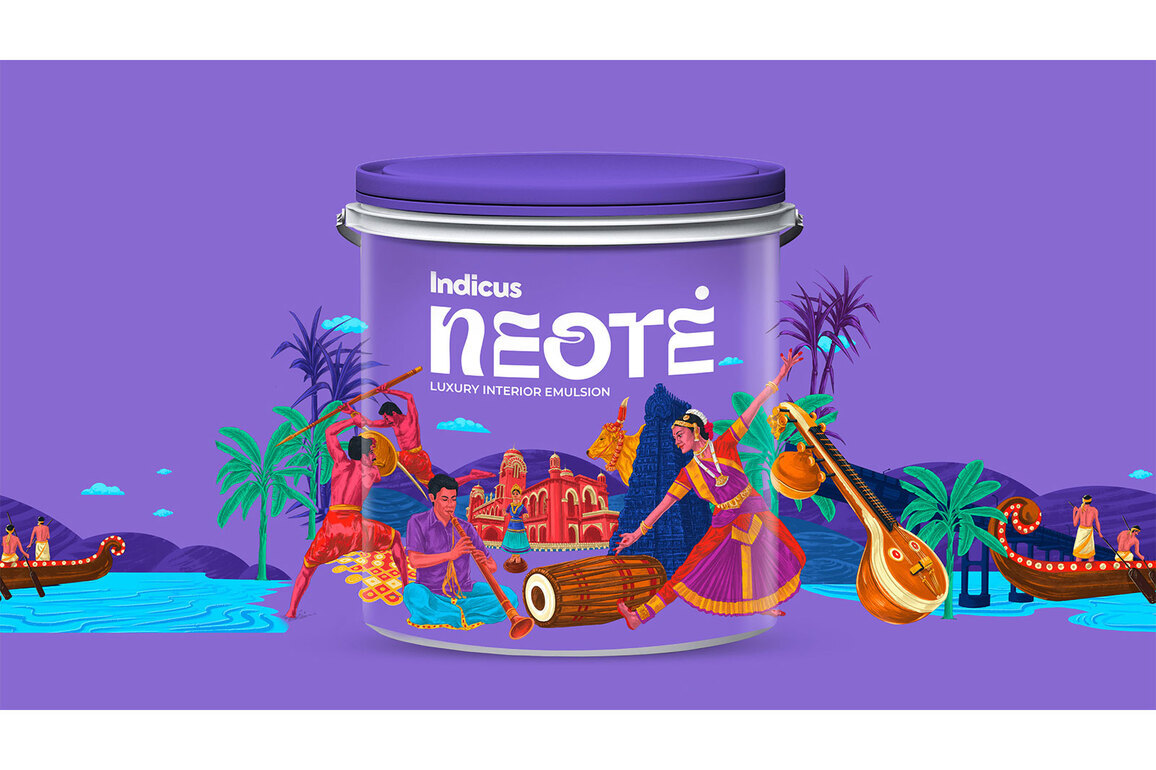 Indicus Paints Unveils Neote, India's First Luxury Paint Brand Inspired by Tamil Cultural Heritage