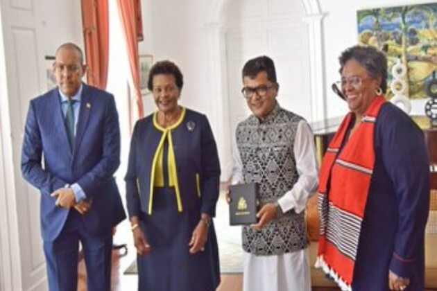 MoS Margherita receives 'Honorary Order of Freedom of Barbados' on PM Modi's behalf