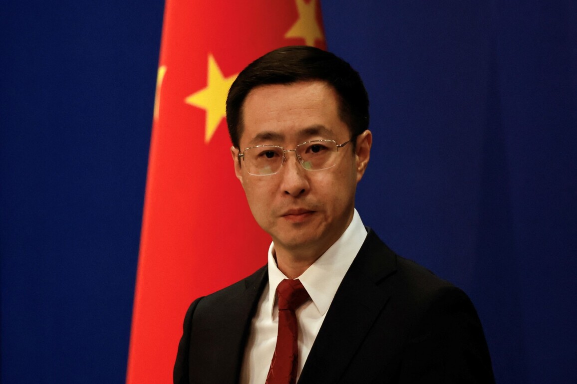 Chinese spokesperson says "Taiwan is China's Taiwan," signals that reunification "must" be achieved
