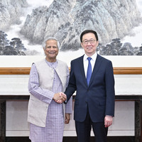 CHINA-BEIJING-HAN ZHENG-BANGLADESHI INTERIM GOVERNMENT-CHIEF ADVISER-MEETING (CN)