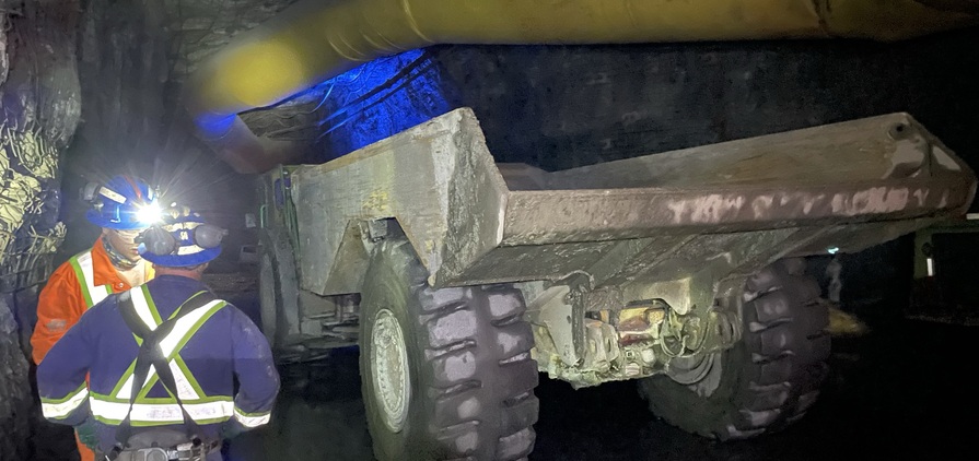 Material movement from ultra deep mines requires good communication within the mining team