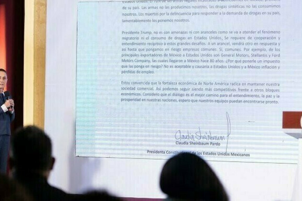 Mexican president spells out opposition to new U.S. tariffs in letter to Trump