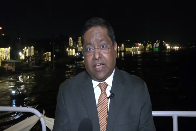 MEA spokesperson Randhir Jaiswal's welcome in Bhojpuri for Maurituis PM in Varanasi