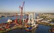 A 25m high gantry extension now added to Van Oord’s Svanen will allow it to install ever-larger monopiles for offshore wind farm applications Credit: Van Oord