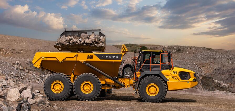 Novo caminhão articulado da Volvo