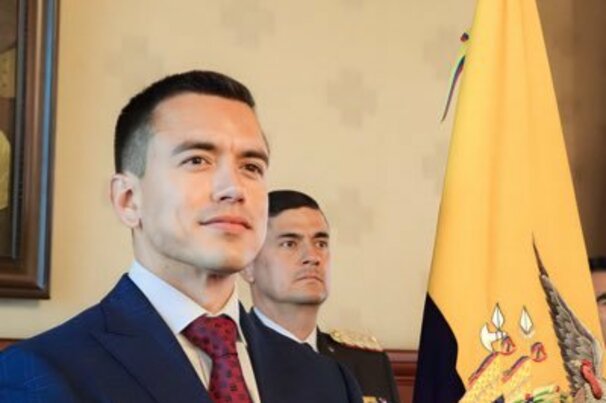 Ecuador's president Daniel Noboa
