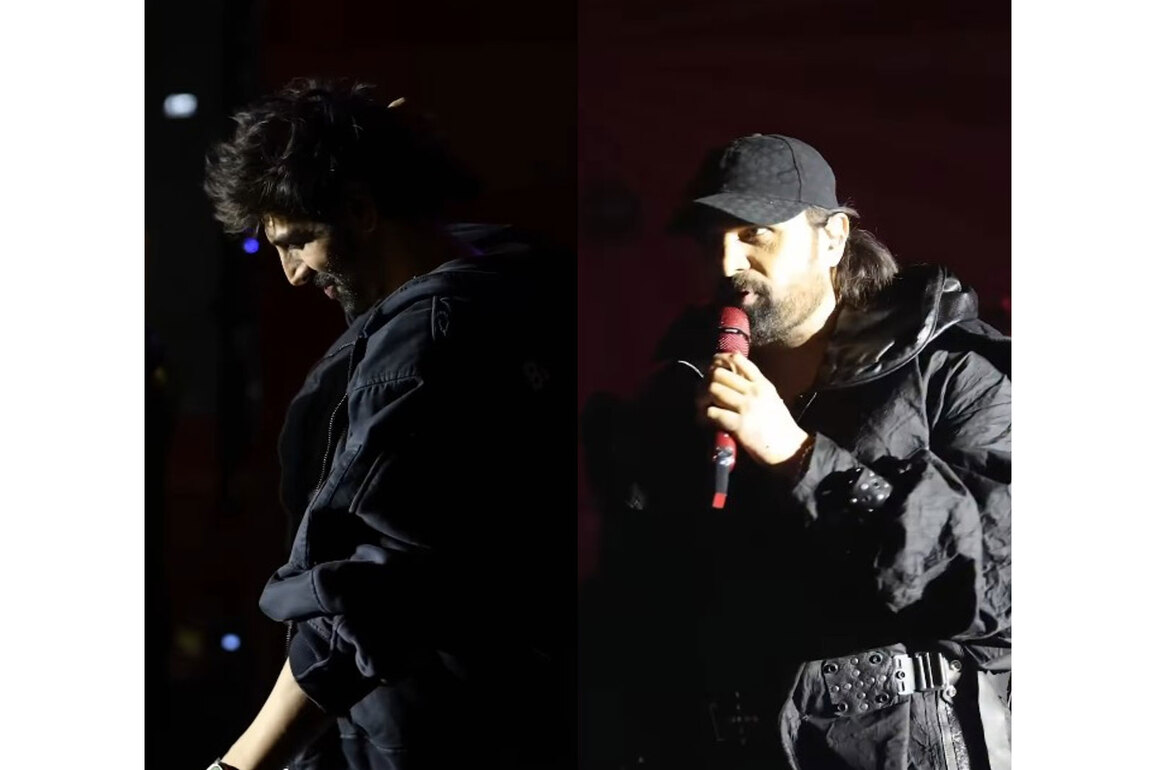 Kartik Aaryan surprises fans at Himesh Reshammiya's Mumbai concert; singer treats to special 'Tu Meri Main Tera Main Tera Tu Meri' song