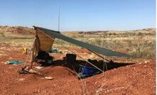 Prospectors illegally digging in the Pilbara.