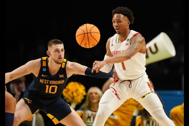 No. 8 Maryland edges No. 9 West Virginia in first-round thriller