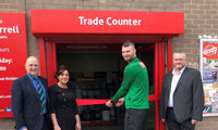 Local sporting hero officially opens renovated James Burrell branch