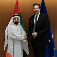 FNC official meets Head of Abraham Accords Network in European Parliament