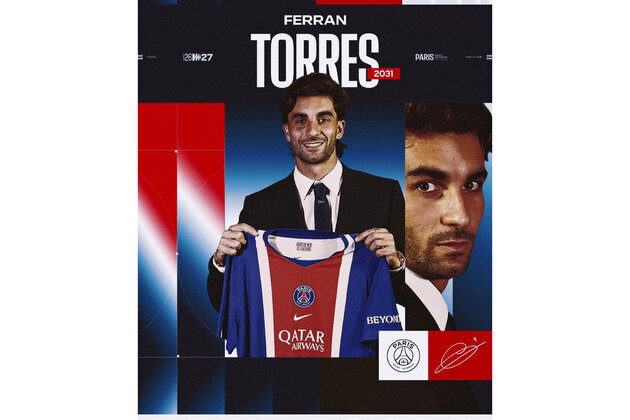 Spain's FIFA WC hero Ferran Torres signs with UCL winners Paris Saint-Germain