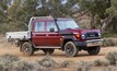 Toyota has announced the end of its V8-powered LandCruiser series. Photo courtesy Toyota Australia.