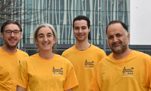 The team behind the Aberdeen Geothermal Feasibility Pilot: Dr David Cornwell, Professor Clare Bond, postgraduate researcher Tristan Roberts and Dr Vahid Vaziri