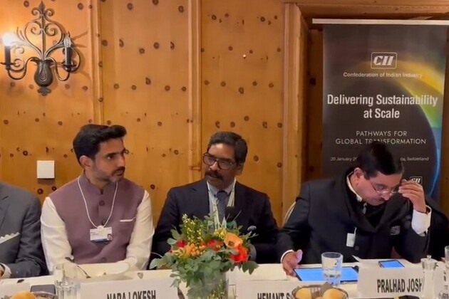 WEF 2026: Jharkhand CM Soren participates in CII's 'Delivering Sustainability at Scale' program