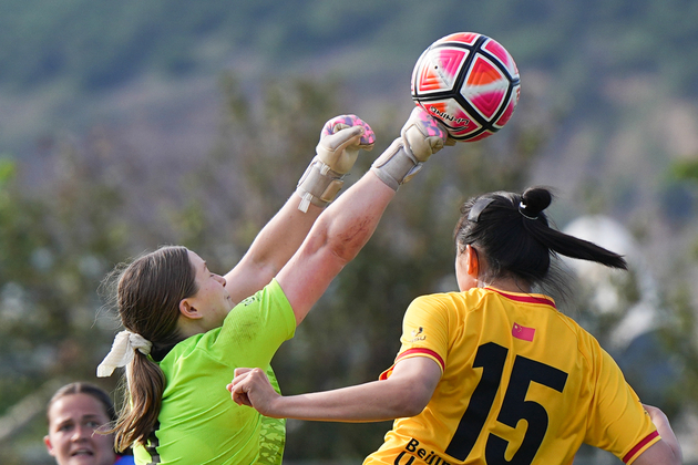 (SP)CHINA-DALIAN-FOOTBALL-FISU UNIVERSITY WORLD CUP-CHN VS AUS(CN)