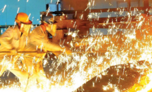 Laterite ore being turned into nickel at IMIP, Indonesia