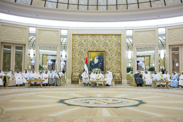 Hamdan bin Zayed receives Ramadan well-wishers