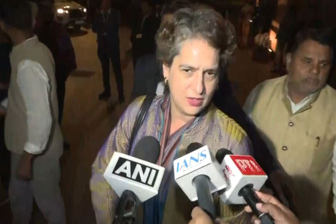 "What is the point of apologising?": Priyanka Gandhi reacts to Delhi Minister Sirsa's apology over air pollution crisis