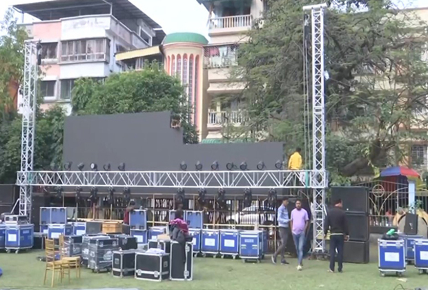 West Bengal: Siliguri Municipality sets up giant screen for fans ahead of Champions Trophy final