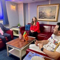 US Special Envoy Sergio Gor reviews strategic naval assets