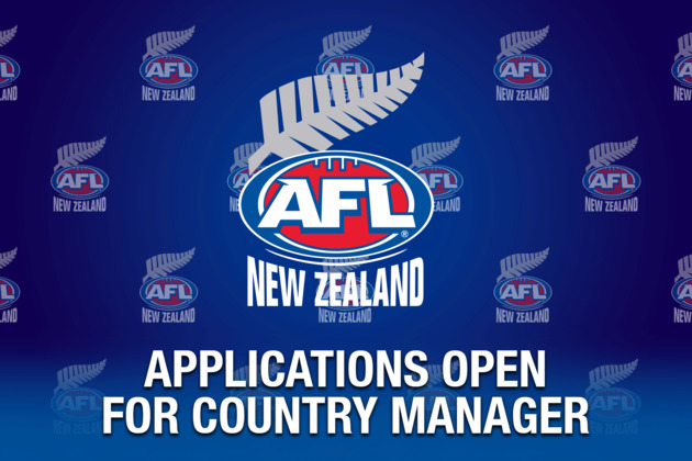 Applications open for Country Manager  AFL New Zealand