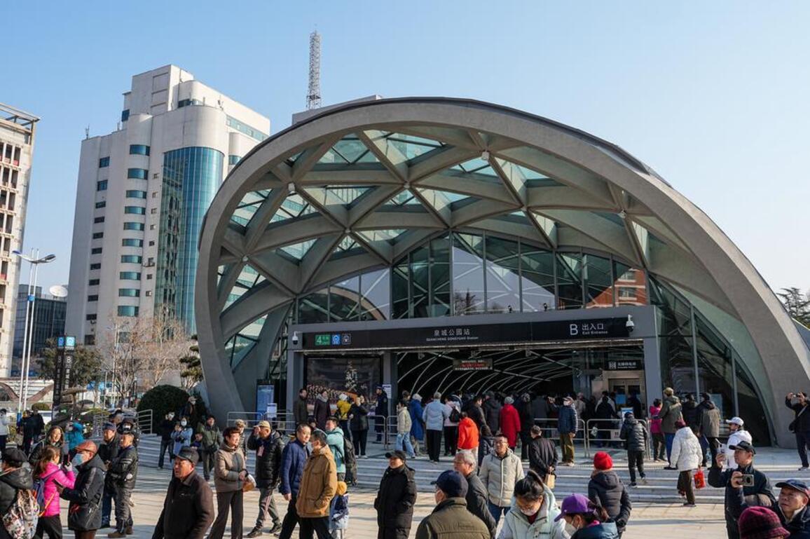 Chinese city expands subway network while protecting its famous springs